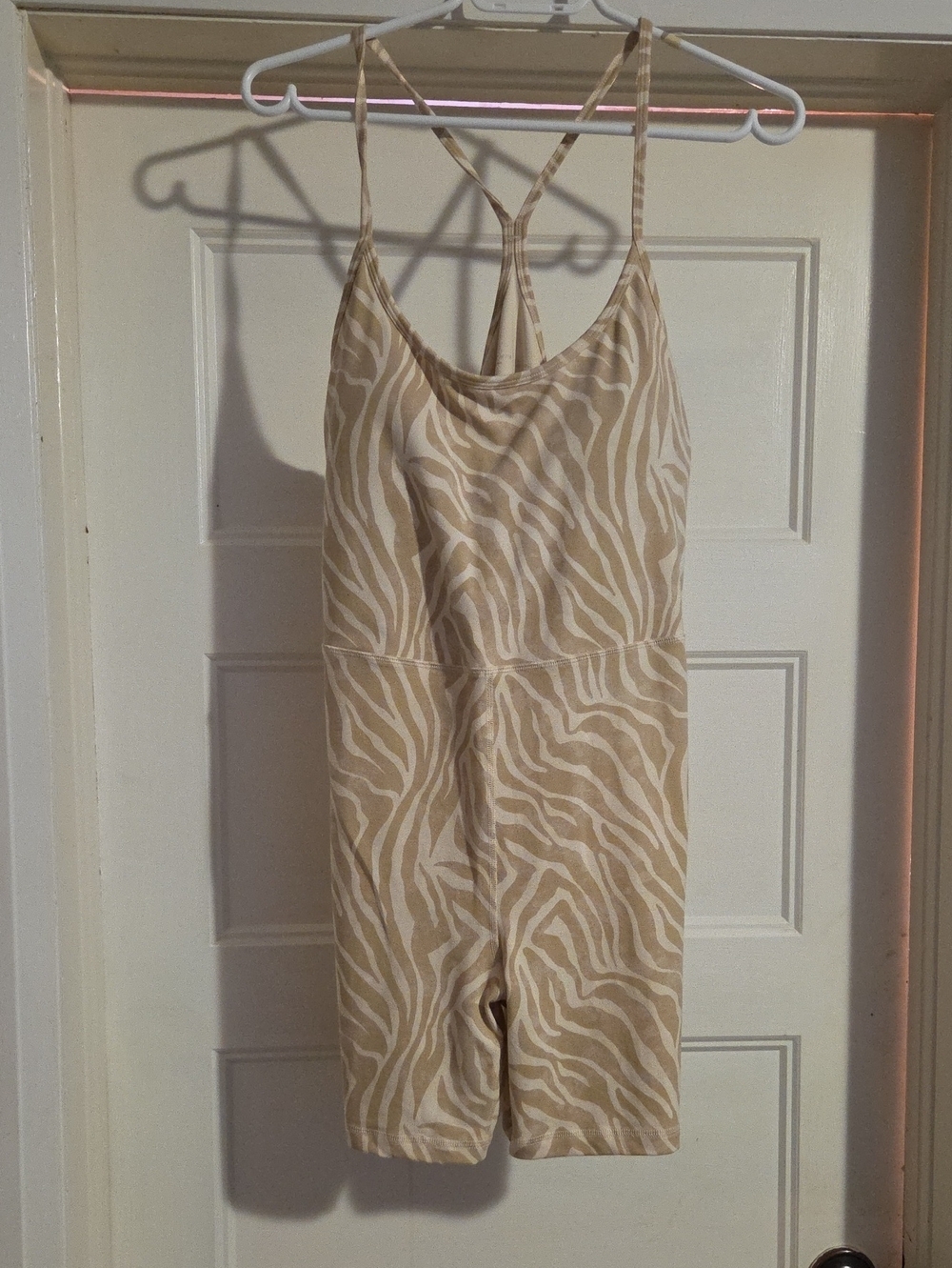 Old Navy Cream and White Ribbed Tank